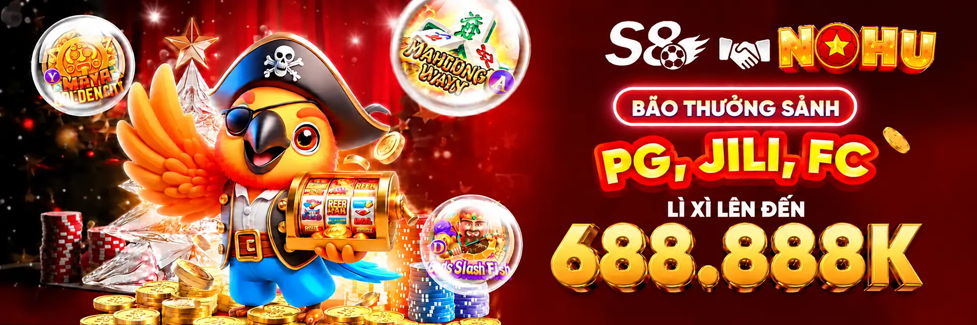 Banner NOHU cổng game nổ hũ